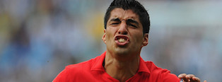 Bookies have decided to line their pockets on sharp-toothed footballer Suarez